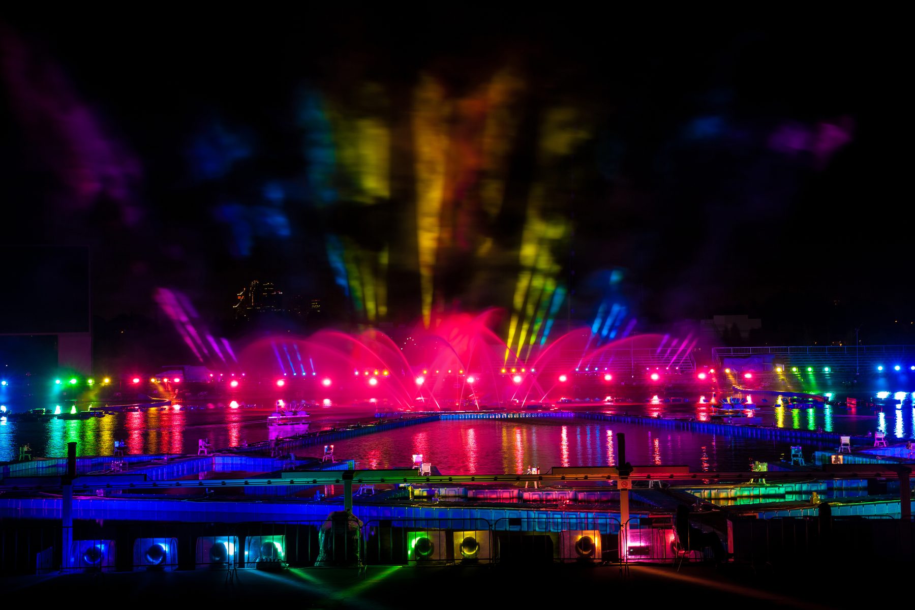 Night show lighting